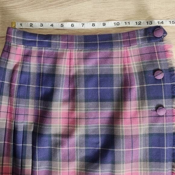 Vintage Surrey Classics Pure Wool Kilt Skirt - Picture 10 of 11